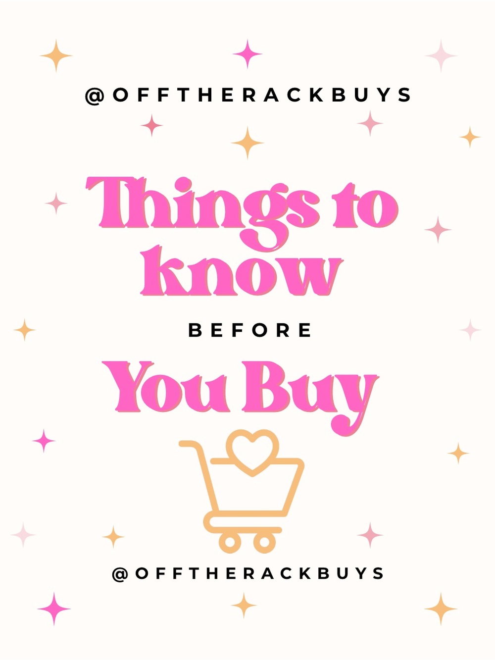 Welcome! Things to know before you buy!